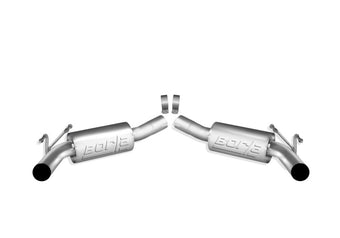 compare product Borla 2010 Camaro 6.2L ATAK Exhaust System w/o Tips works With Factory Ground Effects Package (rear