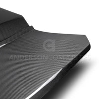 Anderson Composites 2016+ Type - AZ Camaro Double Sided Fiber Hood - My Store