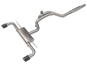 compare product aFe Gemini XV 3in to 2 1/2in 304 SS Cat-Back Exhaust 22-23 Volkswagen GTI (MK8) 2.0L w/ Carbon Tips