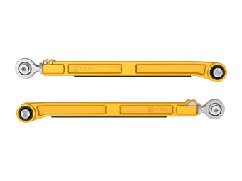 compare product ICON 22-23 Toyota Tundra / 2024 Toyota Tacoma Billet Rear Lower Link Kit - Gold Anodized