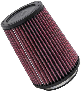 compare product K&N Filter Universal Rubber Filter 4 inch Flange 5 3/8 inch Base 4 3/8 inch Top 7 inch Height