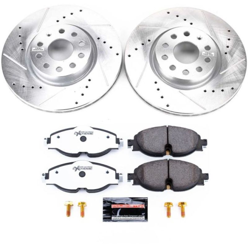 Power Stop 15 - 18 Audi A3 Front Z26 Street Warrior Brake Kit - My Store