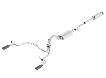 compare product Borla 15-17 F-150 2.7/3.5L V6 EcoBoost / 5.0L V8 Black Chrome Cat-Back Touring Exhaust