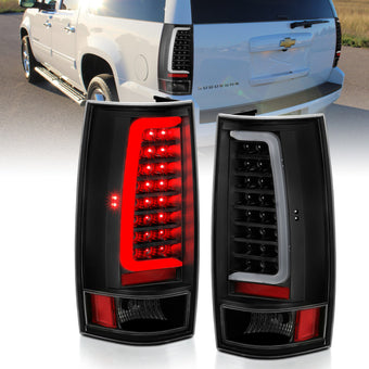 compare product ANZO 2007-2014 Chevy Tahoe LED Taillight Plank Style Black w/Clear Lens