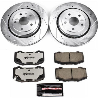 compare product Power Stop 16-18 Cadillac ATS Rear Z26 Street Warrior Brake Kit