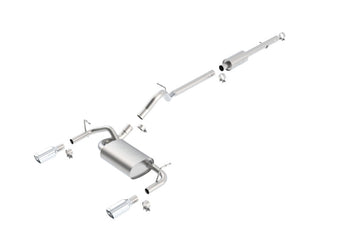 compare product Borla 12-16 Jeep Wrangler JK 3.6L AT/MT 4Wheel 4dr Truck Single Split Rear Exit Catback Exhaust