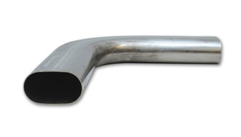 compare product Vibrant 3.5in Oval (Nominal Size) T304 SS 90 deg Mandrel Bend 6in x 6in leg lengths