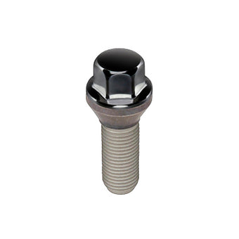 compare product McGard Hex Lug Bolt (Cone Seat) M14X1.25 / 17mm Hex / 27.5mm Shank Length (Box of 50) - Black