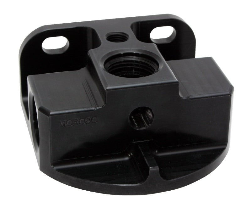 Moroso Oil Filter Adapter - Remote Mount - Side Port - 13/16in - 16 & 3/4in - 16 22mm Thread - My Store