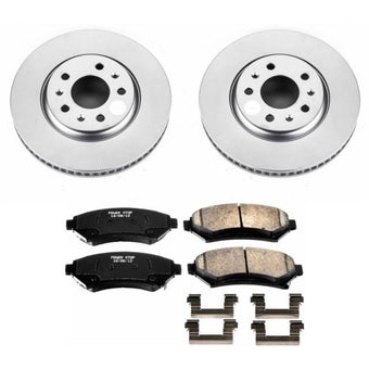 compare product Power Stop 2004 Cadillac Seville Front Z17 Evolution Geomet Coated Brake Kit