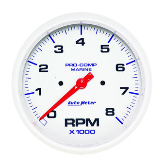 compare product Autometer Marine White 2-1/16in 18V Electric Voltmeter Gauge