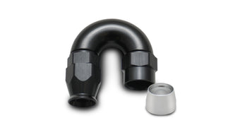 compare product Vibrant -4AN 180 Degree Hose End Fitting for PTFE Lined Hose