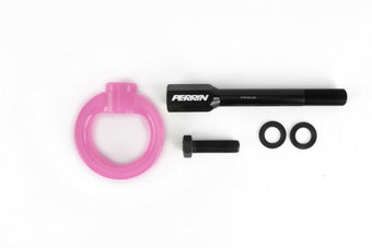 compare product PERRIN 02-07 Subaru WRX/STI Tow Hook Kit (Front) - Hyper Pink