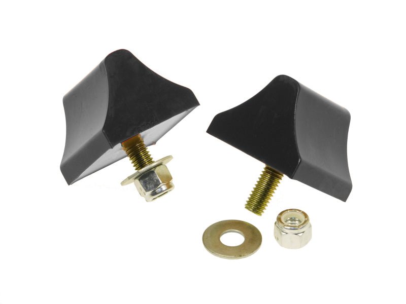 Prothane Universal Bump Stop 1 - 3/8 X 2 X 2 - 1/4 Wedge - Black - My Store