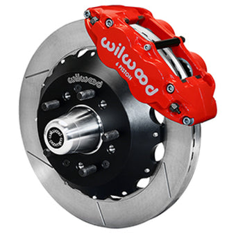 compare product Wilwood 55-57 Chevy Bel Air Superlite 6R Kit, 5 x 4.50in/4.75in Hub - 12.88in Slotted - Red