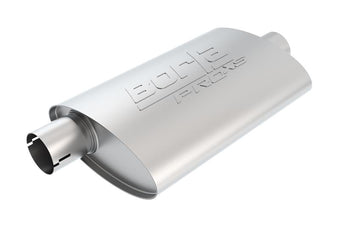 compare product Borla Universal Center/Offset Oval 2.5in In/Out 14in x  4.25in x 1.88in PRO-XS Muffler