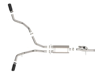 aFe Gemini XV 3in 304 SS Cat - Back Exhaust w/ Cutout 09 - 18 GM Trucks 4.3L/4.8L/5.3L w/ Black Tips - My Store