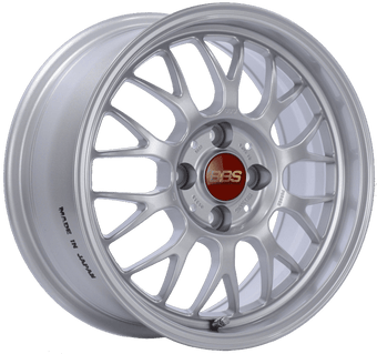 compare product BBS RG-F 15x7 4x100 ET33 Sport Silver Wheel -70mm PFS/Clip Required