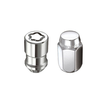 compare product McGard 5 Lug Hex Install Kit w/Locks (Cone Seat Nut) M12X1.25 / 13/16 Hex / 1.28in. Length - Chrome