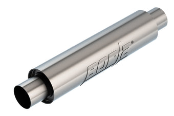 compare product Borla XR-1 Low Profile Multicore 2.5IN Outlet/Inlet / 4IN x 16IN / 21IN OAL Round Muffler