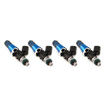 compare product Injector Dynamics 1340cc Injectors - 60mm Length - 11mm Blue Top - 14mm Lower O-Ring (Set of 4)