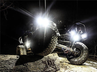 compare product Rigid Industries Rock Light Kit- Red (4 lights)