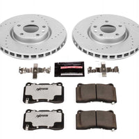 Power Stop 15 - 19 Chevrolet Corvette Front Z26 Street Warrior Brake Kit - My Store