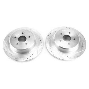 compare product Power Stop Jeep Wrangler BBK Rear Drilled & Slotted Rotor - Pair