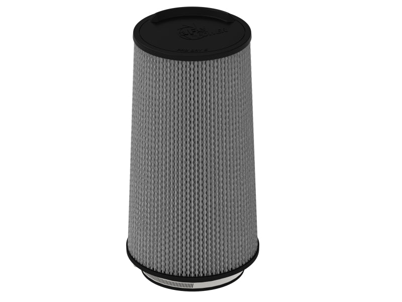 aFe Magnum FLOW Pro DRY S Air Filter (6.75x5)in F x (9.25x7.5)in B x (7.75x6)in T x 18in H - My Store