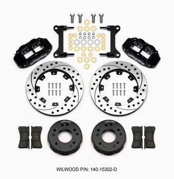 compare product Wilwood Narrow Superlite 6R Front Kit 12.19in Drilled 63-87 C10 w/ Wilwood Pro Spindles