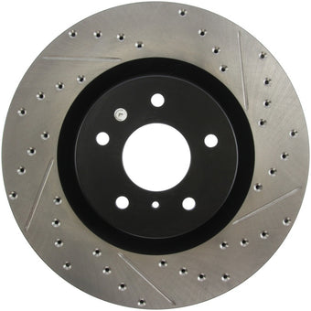 compare product StopTech Slotted & Drilled Sport Brake Rotor