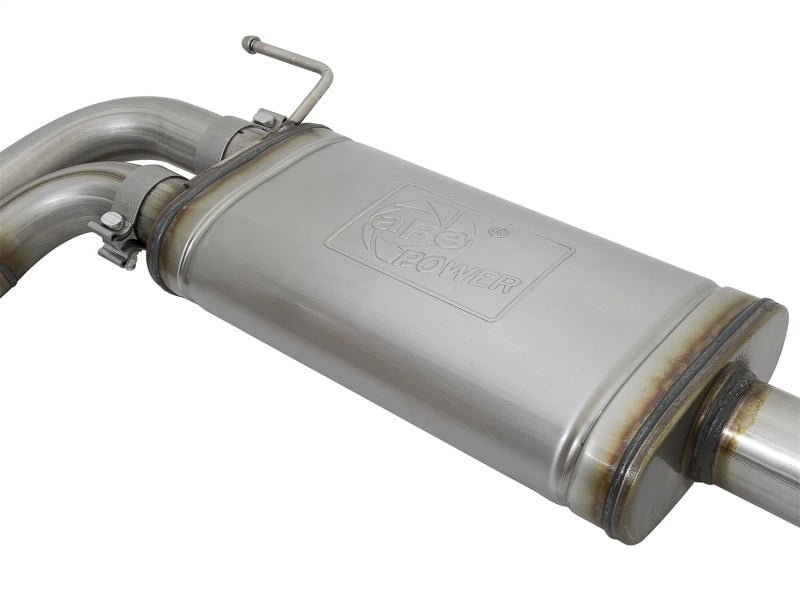 aFe Rebel Exhausts Cat - Back SS 16 Toyota Tacoma V6 - 3.5L w/ Black Tips - My Store