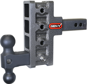 compare product Gen-Y Mega Duty 2in Shank 5in Offset Drop 1.5K TW 10K Hitch w/GH-031 Dual-Ball