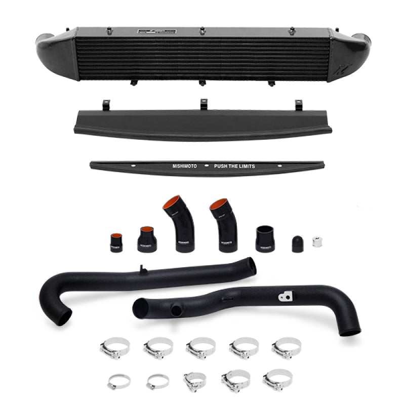 Mishimoto 2014 - 2016 Ford Fiesta ST 1.6L Front Mount Intercooler (Black) Kit w/ Pipes (Black) - My Store