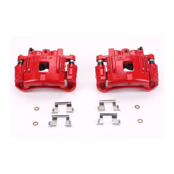 compare product Power Stop 04-08 Chevrolet Colorado Front Red Calipers w/Brackets - Pair