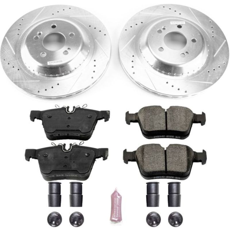 Power Stop 2018 Mercedes - Benz C350e Rear Z23 Evolution Sport Brake Kit - My Store
