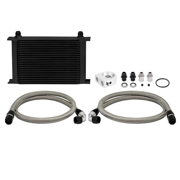 Mishimoto Universal 25 Row Oil Cooler Kit (Black Cooler) - My Store