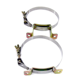 compare product Nitrous Express Stainless Steel Bottle Brackets for 10lb/15lb Aluminum Bottles