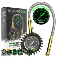 Rhino USA 75 Psi Analog Heavy Duty Tire Pressure Gauge - My Store