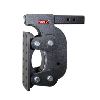 compare product Gen-Y The Boss Torsion-Flex Pintle Plate 2in Shank 12.5in Drop 16K Hitch w/GH-0100 Stabilizer Kit