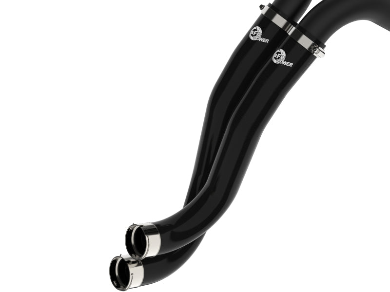 aFe 22 - 24 Ford Bronco Raptor V6 - 3.0L BladeRunner Aluminum Hot and Cold Charge Pipe Kit - Black - My Store