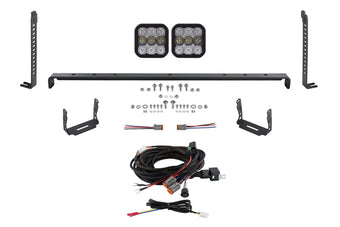 compare product Diode Dynamics 14-23 Toyota 4Runner SS5 Stealth Grille LED 2-Pod Kit Sport - White Combo
