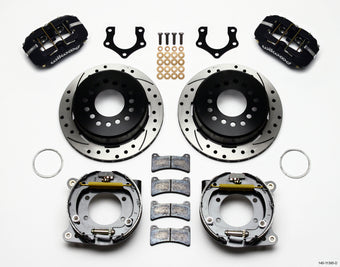 compare product Wilwood Dynapro Low-Profile 11.00in P-Brake Kit Drilled Mopar/Dana 2.36in Off w/Snap Ring Bearing