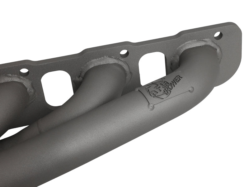 aFe Twisted Steel 304SS Short Header 15 - 22 Dodge Challenger SC V8 - 6.2L / 6.4L HEMI Titanium Coating - My Store