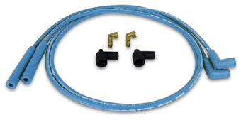 compare product Moroso Custom Ignition Wire Set - Blue Max - Spiral Core - 90 Degree - 2 Piece
