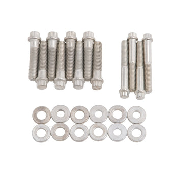 compare product Edelbrock Intake Manifold Bolt Kit for Ford Cleveland Air Gap