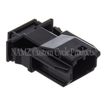 compare product NAMZ JAE MX-1900 2-Position Male Black Pin Housing (HD 72905-11)