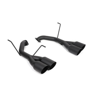 compare product BLOX Racing 2022+ WRX Muffler Delete / Axle Back Single Wall 4in - Matte Black Tips