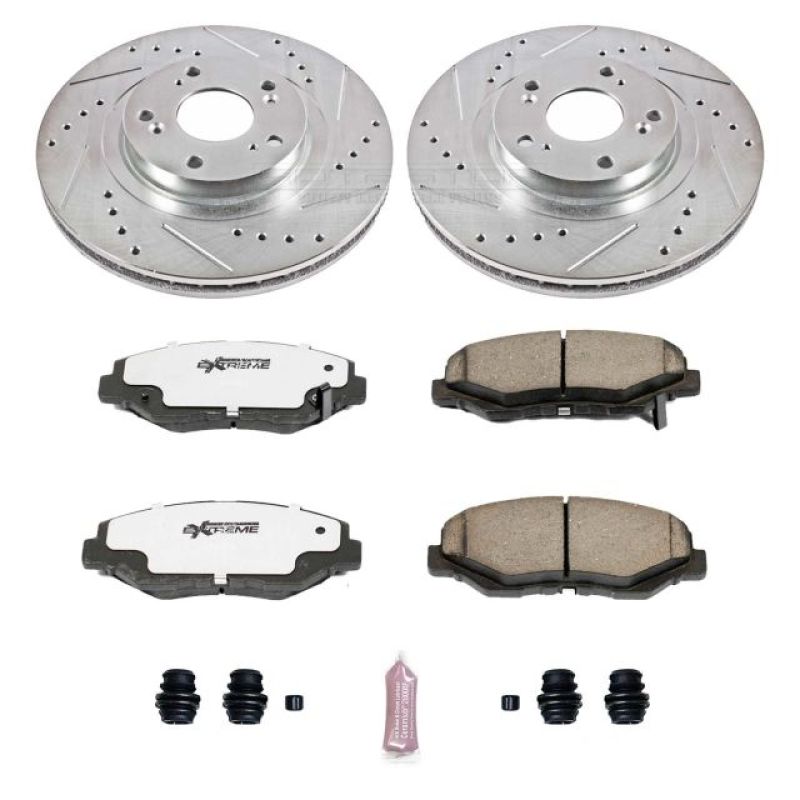 Power Stop 13 - 15 Acura ILX Front Z26 Street Warrior Brake Kit - My Store