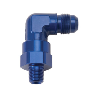 compare product Russell Performance -8 AN 90 Degree Male to Male 1/4in Swivel NPT Fitting